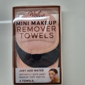 Pink and Black Makeup Remover Towels